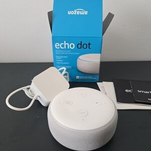 The Amazon Echo Dot (3rd Gen) Compact Smart Speaker